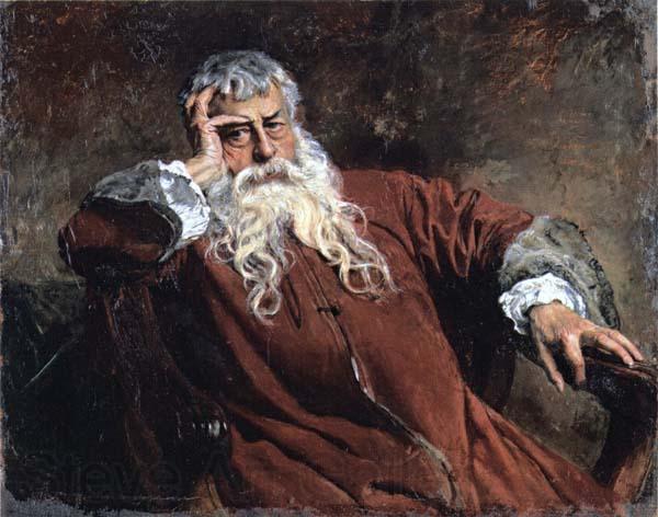 Ernest Meissonier Self-Portrait Norge oil painting art
